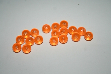 Bunte Bälle Kugeln f. Wassersäule - Wassersprudler 18er SET - Murmel Ball orange