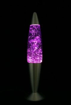 Lavalampe Glitter Lila Lavaleuchte Lava Lavalicht Lampe Leuchte Lawalampe