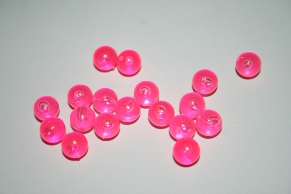 Bunte Bälle Kugeln f. Wassersäule - Wassersprudler 18er SET - Murmel Ball pink